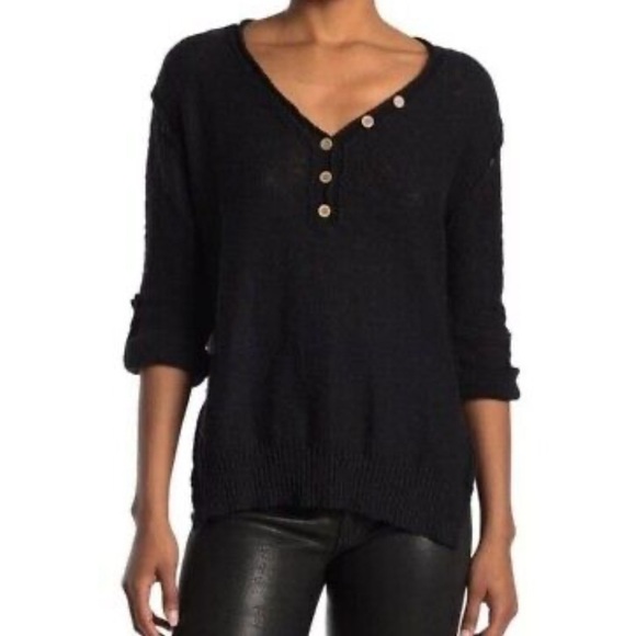 Stitchdrop Henley Sweater - Picture 1 of 6